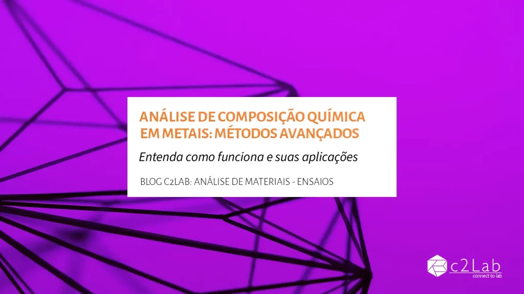 Análise de composição química em metais